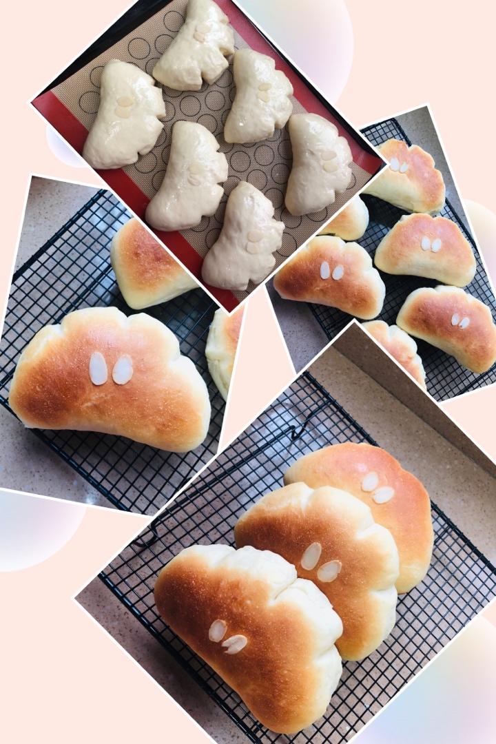 香草卡仕达&熊掌奶油面包