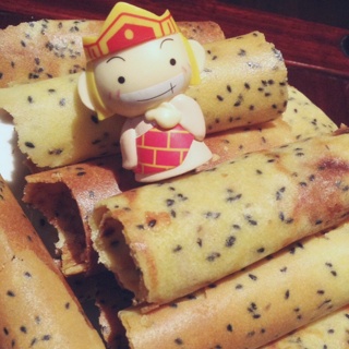 平底锅脆皮蛋卷