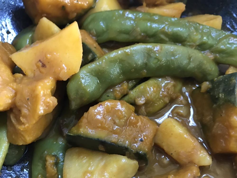 东北家常炖菜土豆南瓜炖豆角