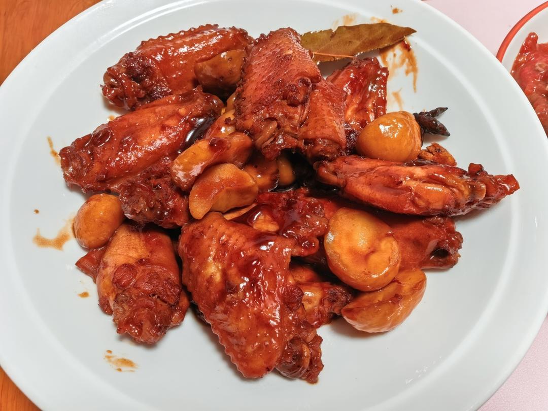 板栗鸡翅，孩子最爱吃