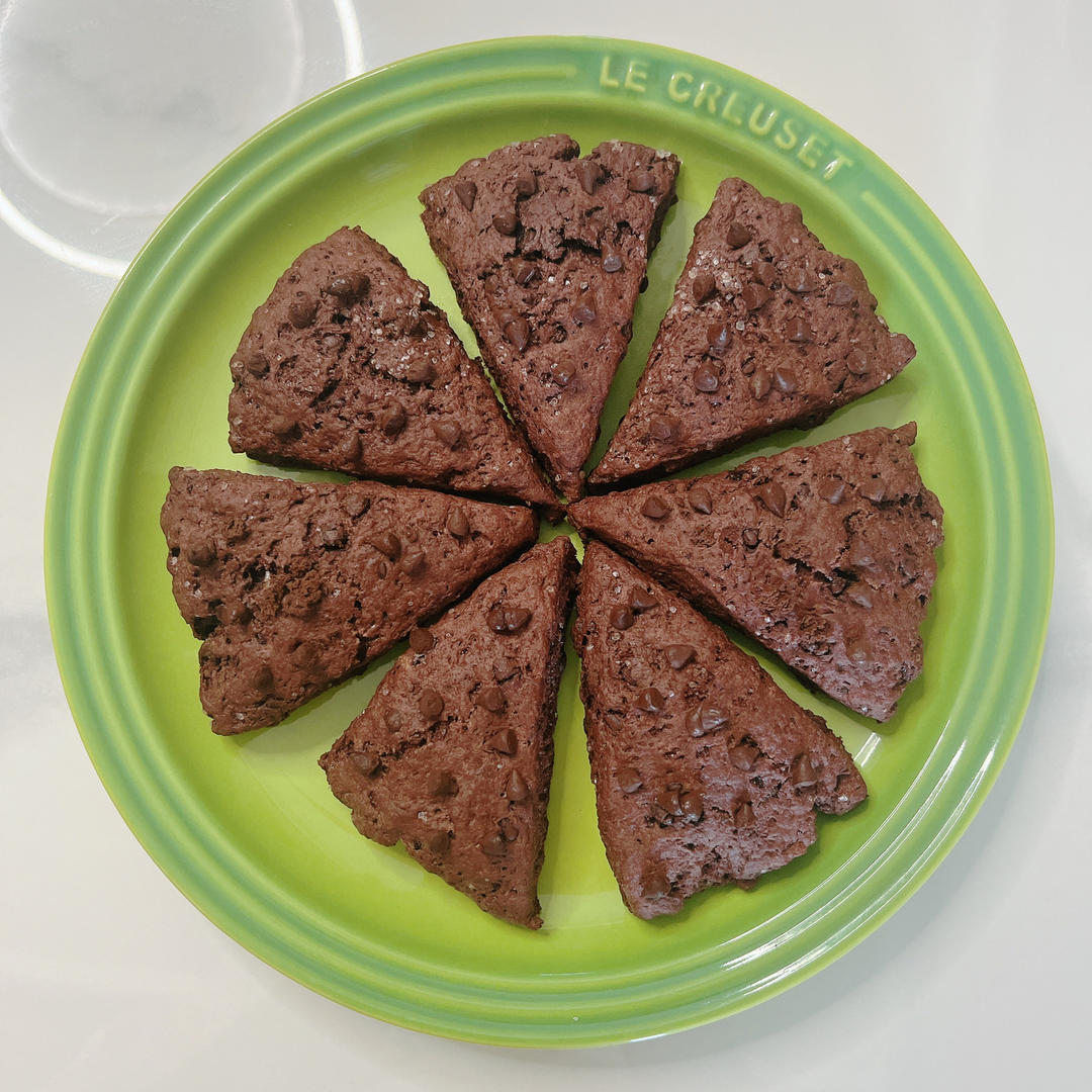 免揉面免打发❗️超浓郁巧克力司康❗️一次成功