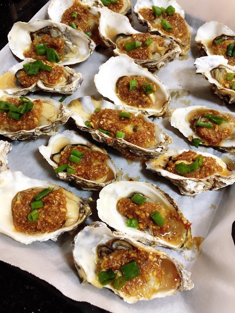 蒜蓉烤生蚝（烤箱版）