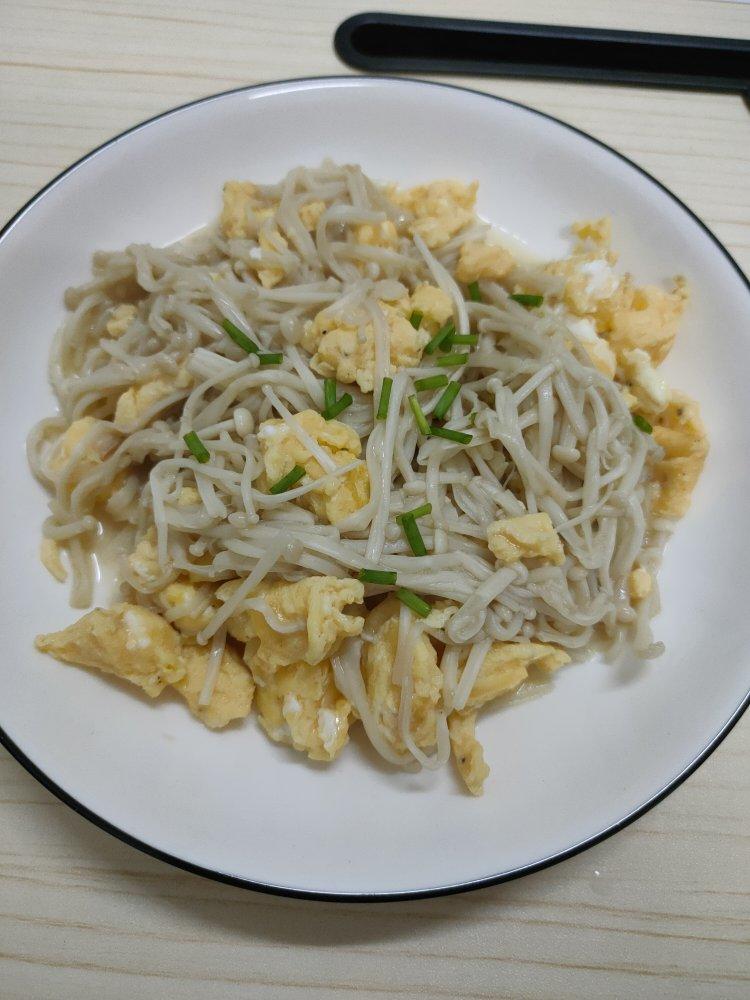 金针菇炒蛋