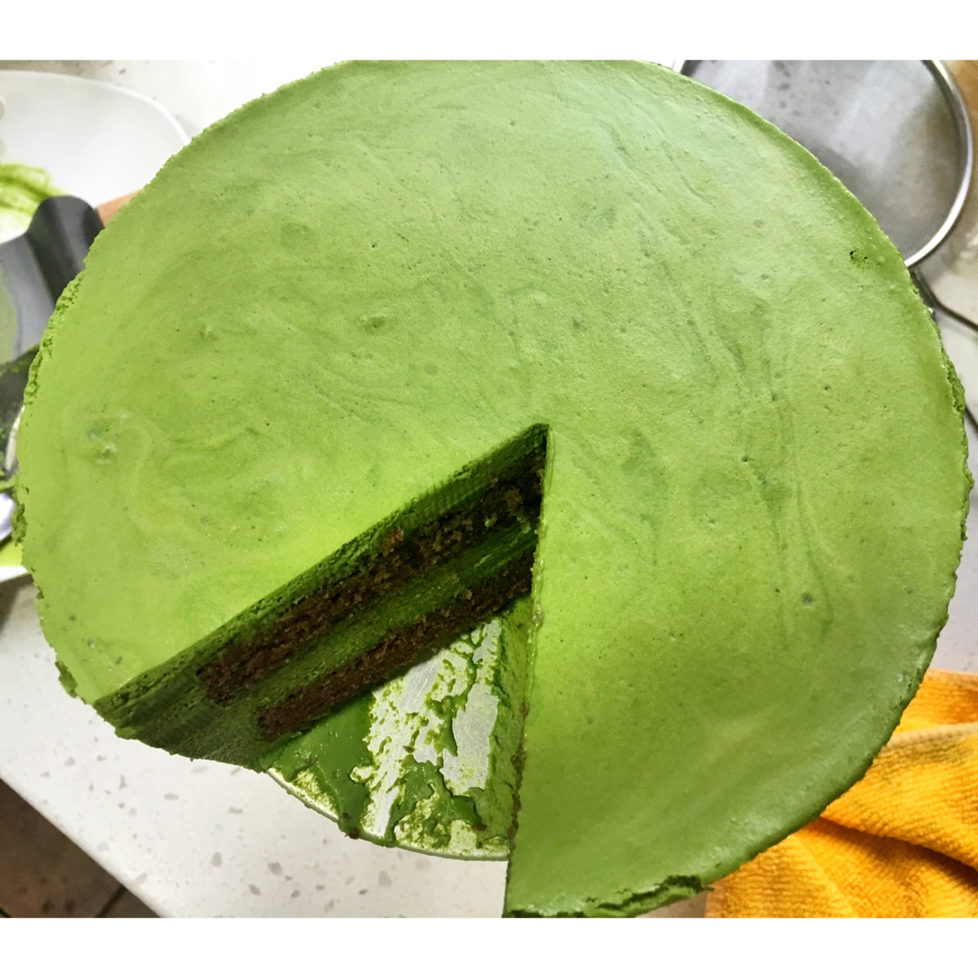 巧克力抹茶慕斯蛋糕（小山进巧克力海绵）