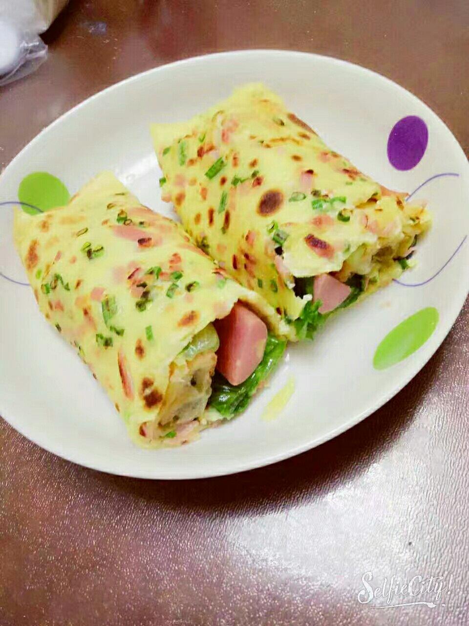 鸡蛋卷饼（超详细）