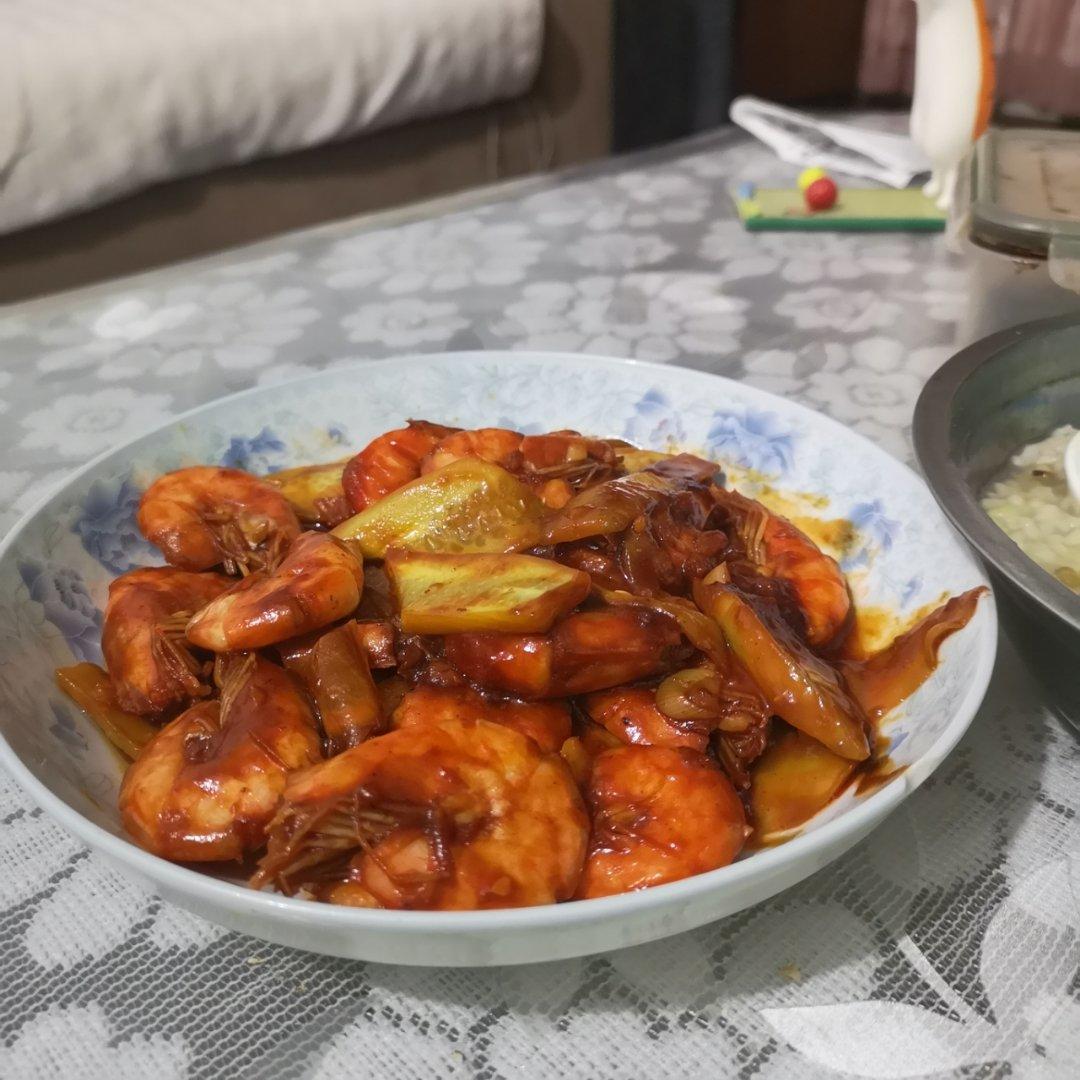 油焖大虾
