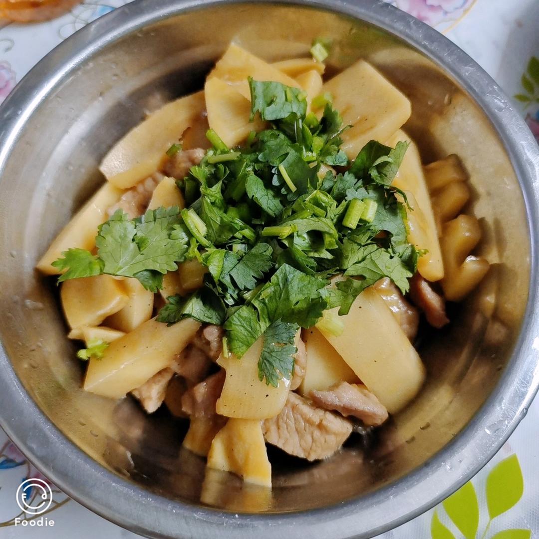 春天的味道——笋片炒肉