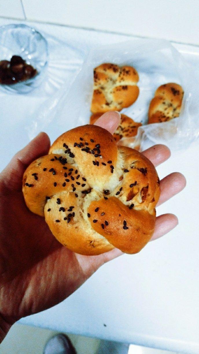 红枣核桃面包