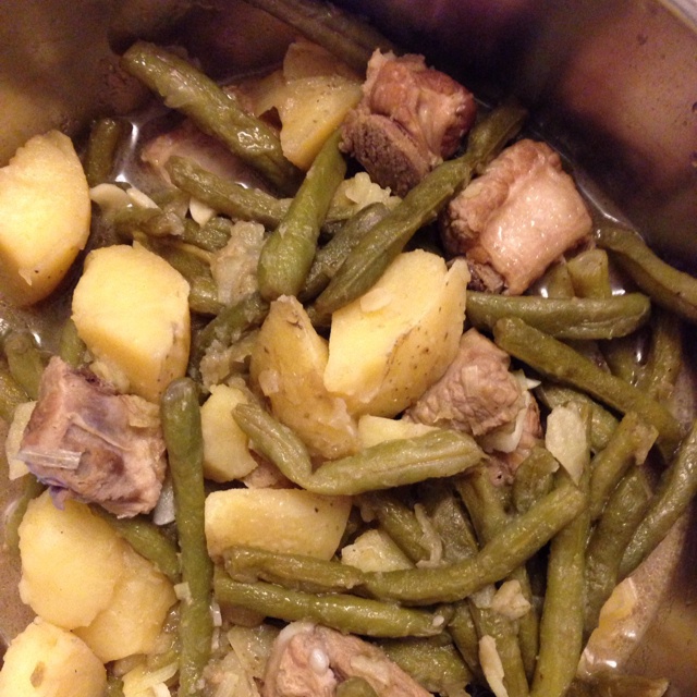 土豆炖排骨