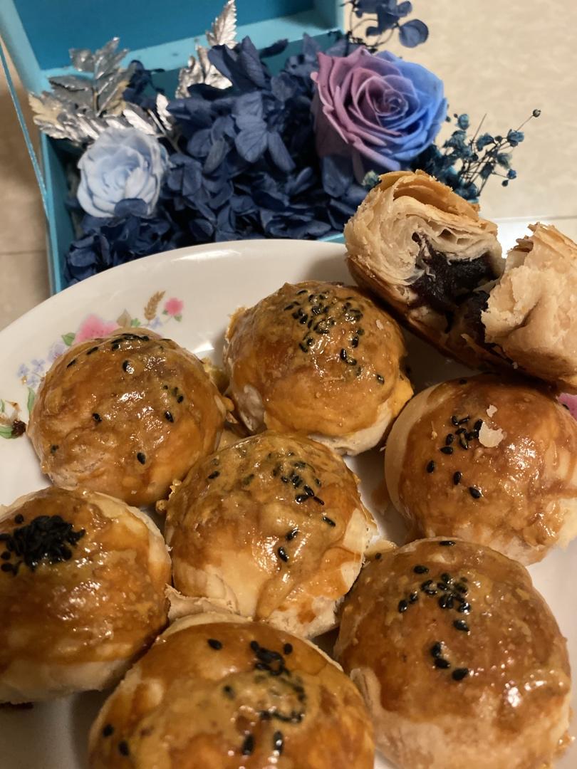 家庭版没蛋黄的红豆酥