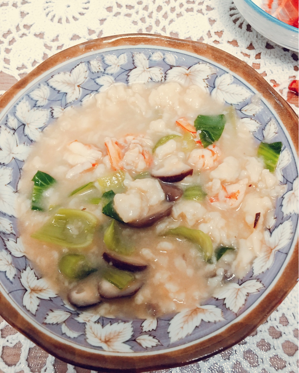 鲜虾疙瘩汤