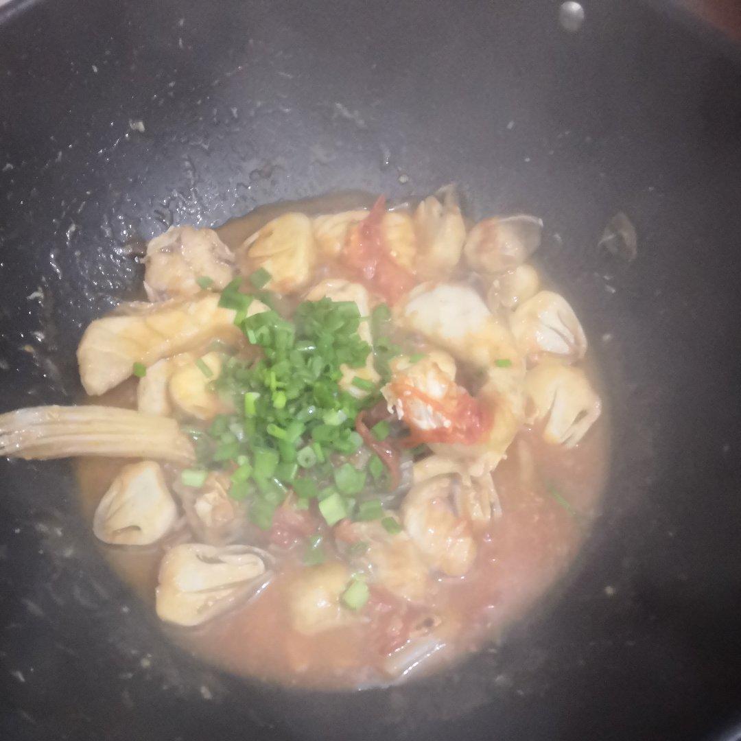 姜葱爆炒脆肉鲩鱼片