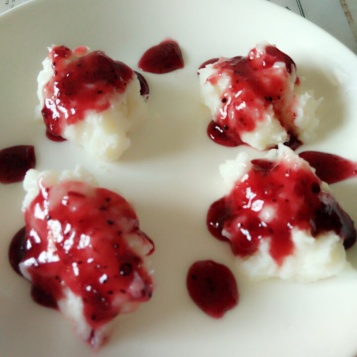 蓝莓山药酸奶泥