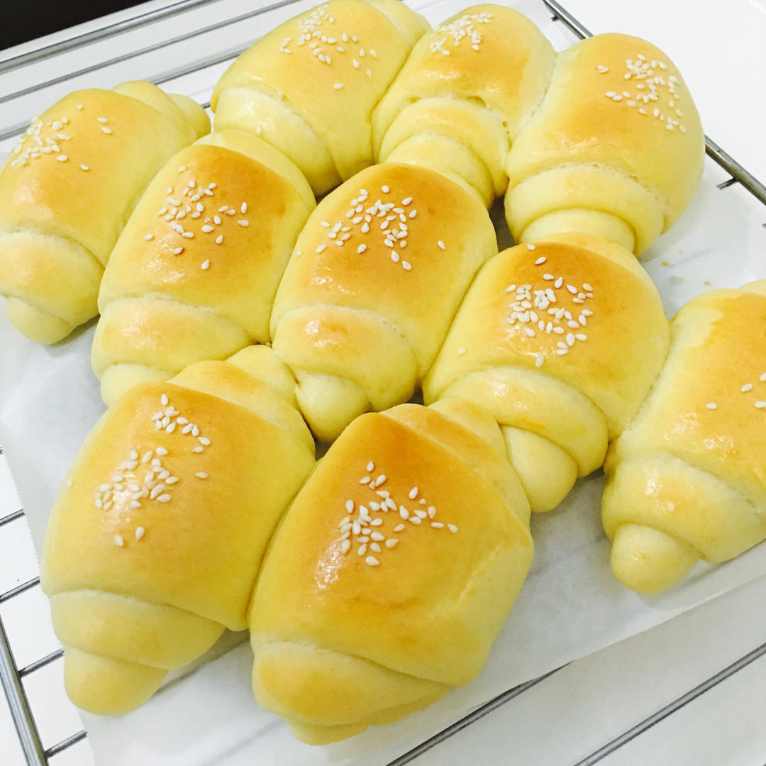 牛奶面包卷（直接法）