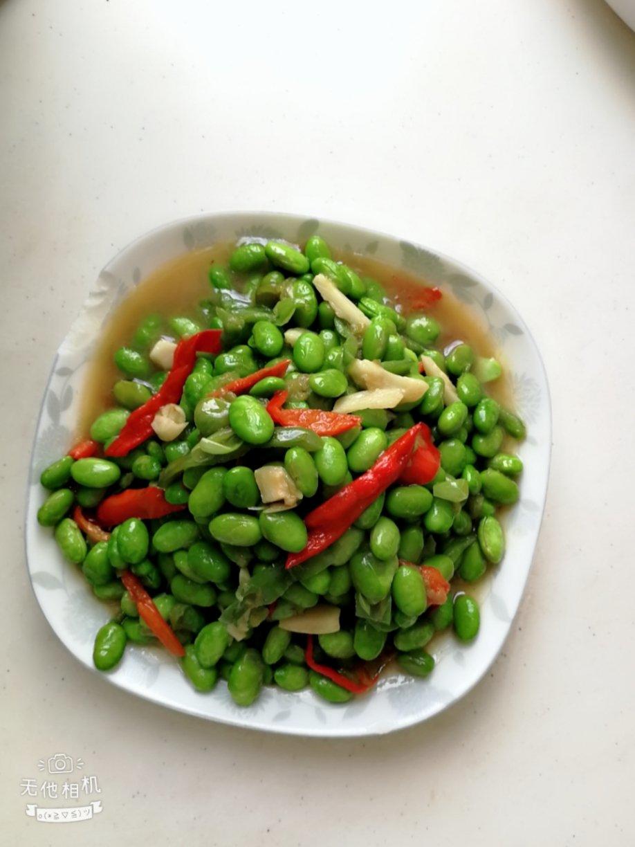 青皮豆炒肉泥