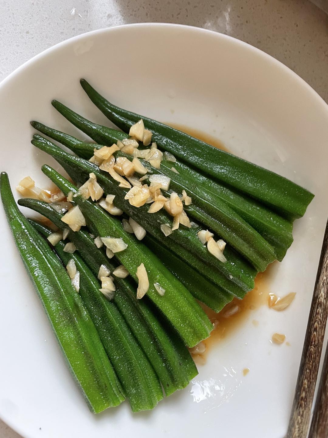 蒜蓉秋葵
