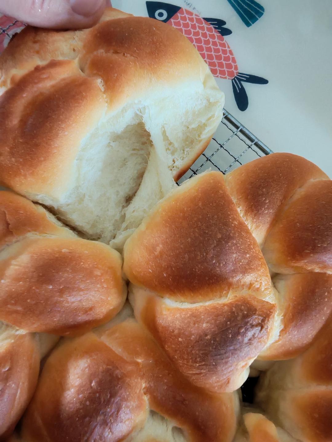 酸奶拉丝老面包