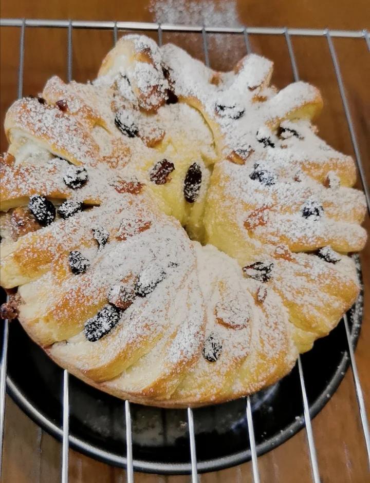 奶油乳酪核桃面包