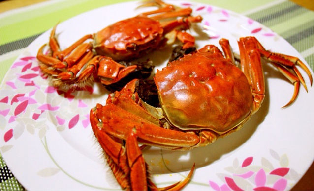 清蒸大闸蟹