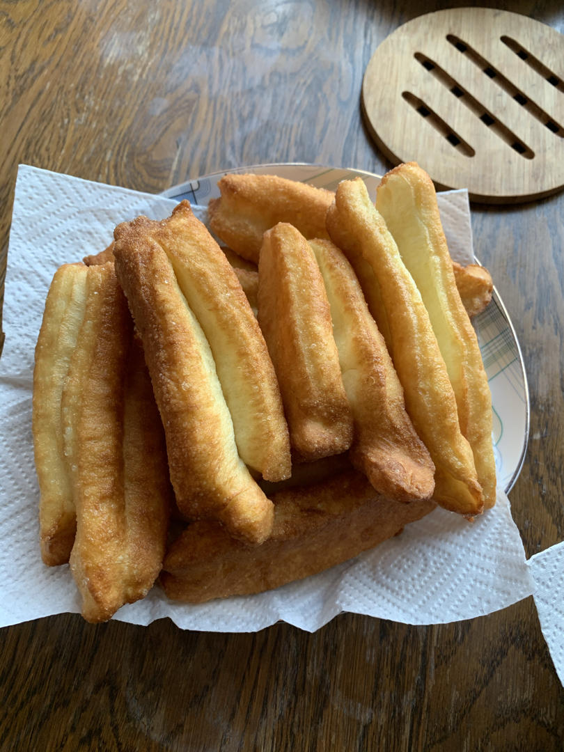 快手早餐～自制油条（酵母版，不含泡打粉、膨松剂）