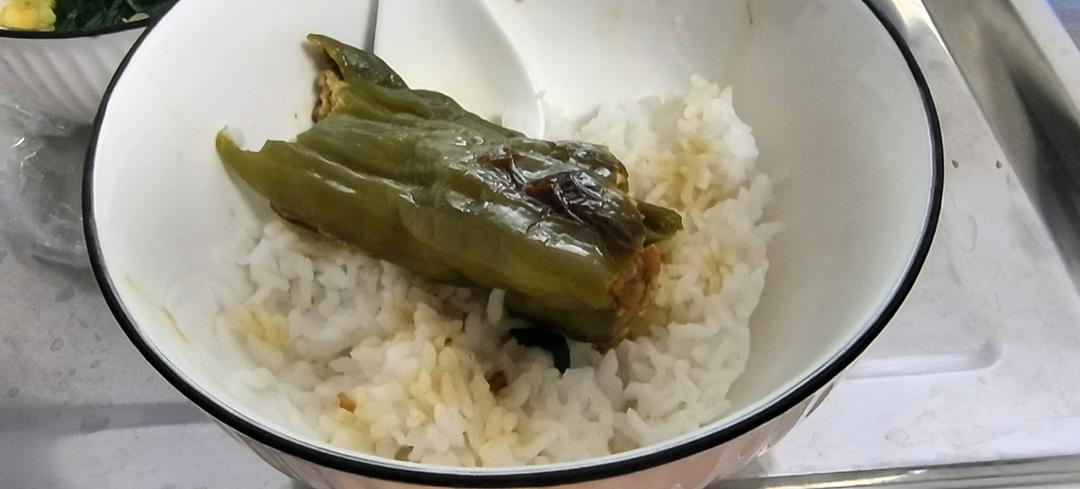 牛角椒酿肉