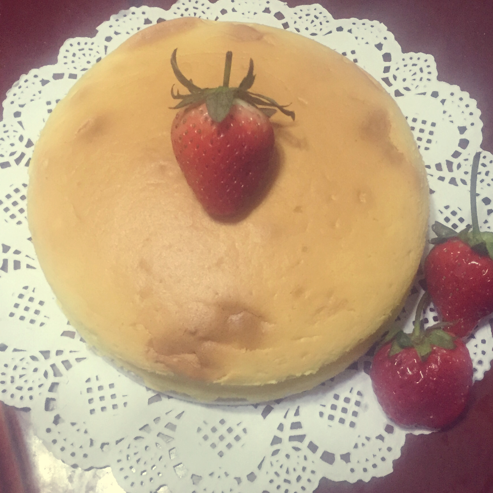 轻乳酪芝士蛋糕6寸#皮黑森林#