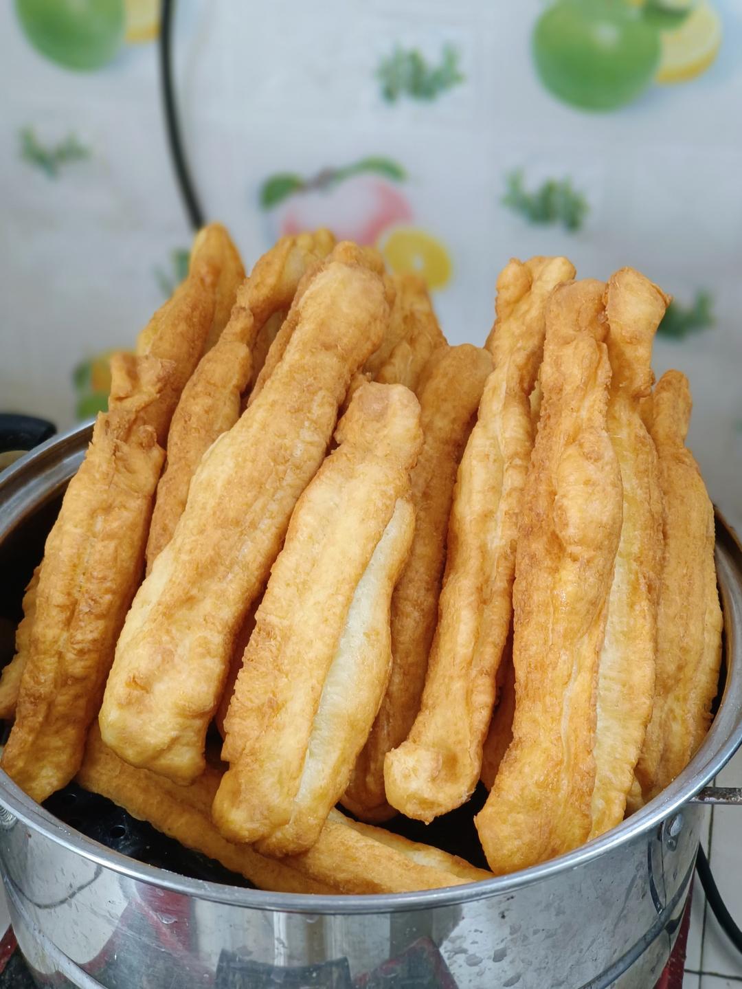 快手早餐～自制油条（酵母版，不含泡打粉、膨松剂）