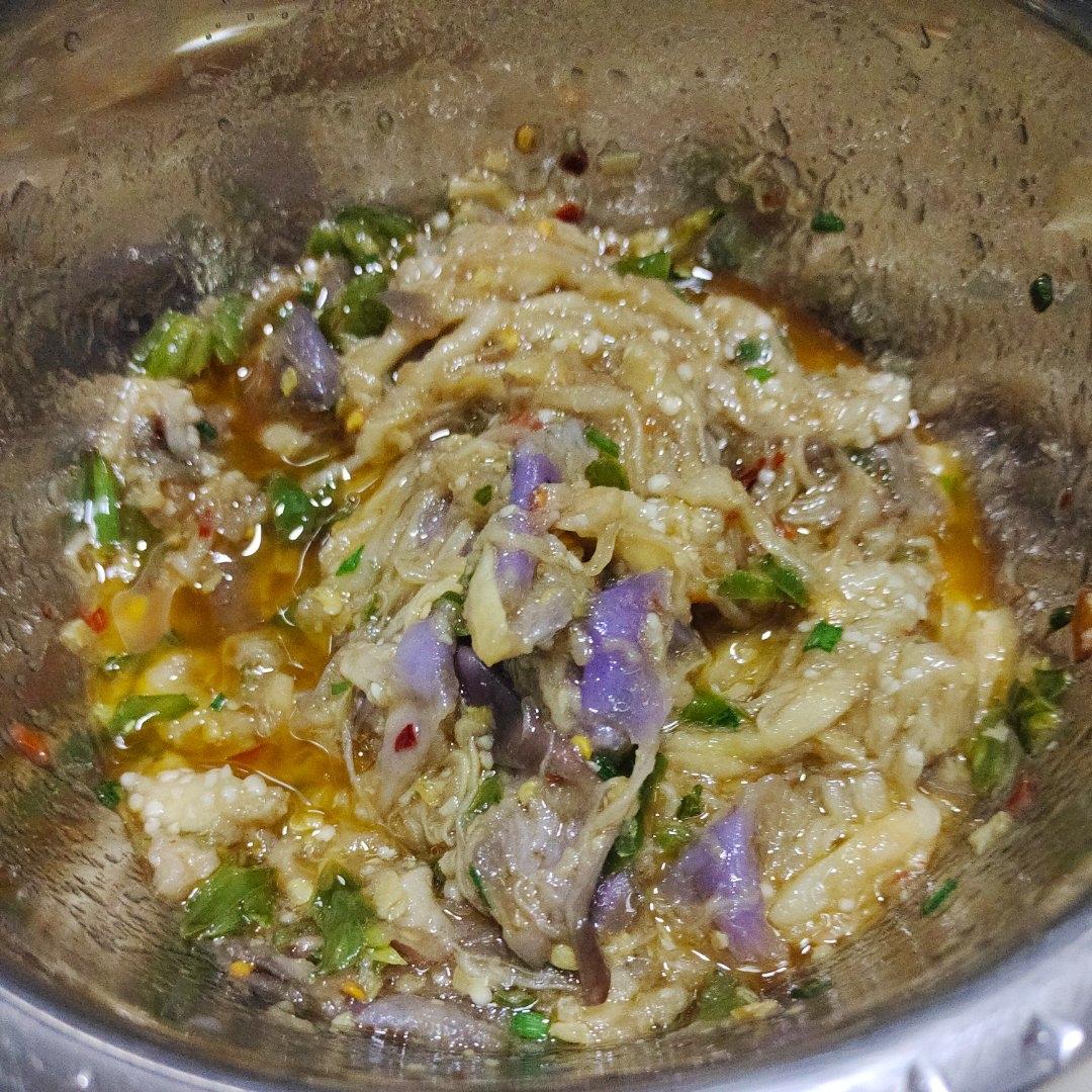 蒜泥茄子（蒸）