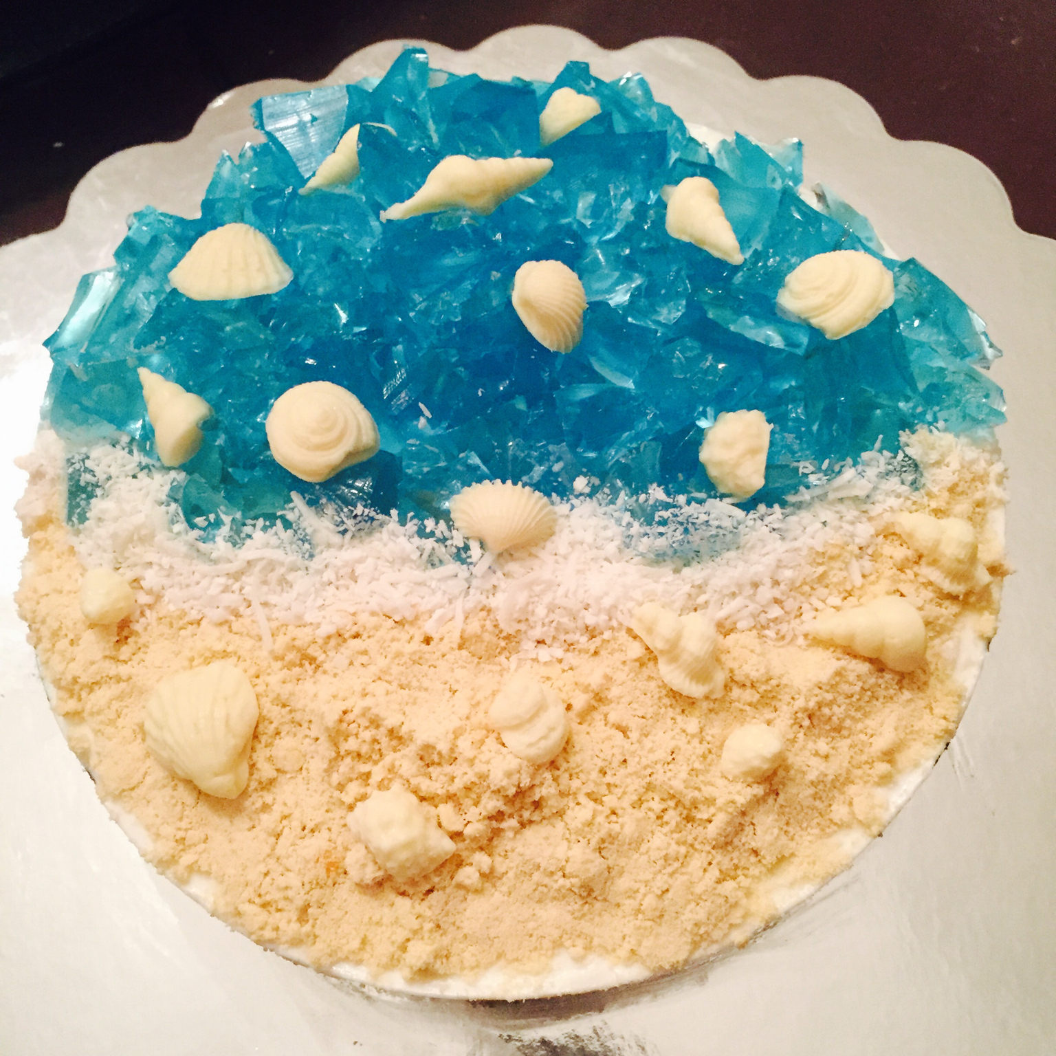 海洋酸奶慕斯蛋糕