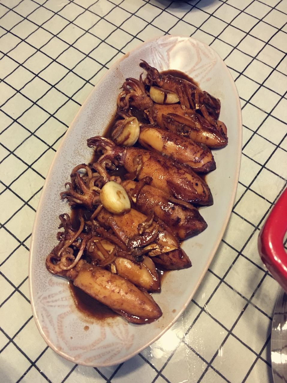 油焖小管（笔管鱼）