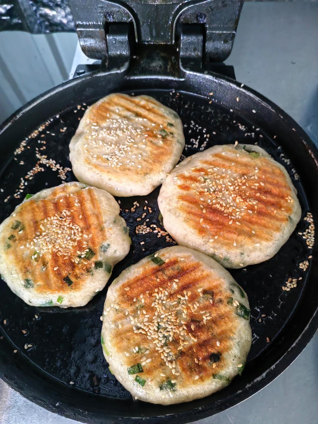 免手揉的发面葱油饼 超级软无敌好吃