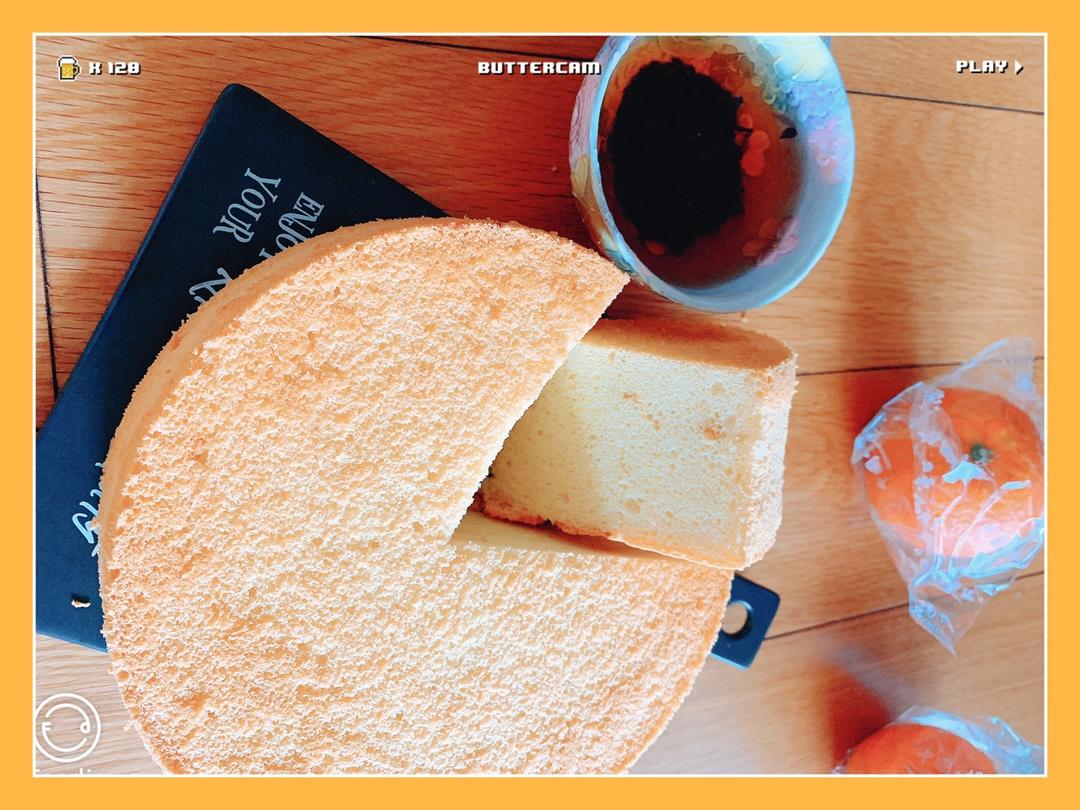 戚风烫面椰子味蛋糕