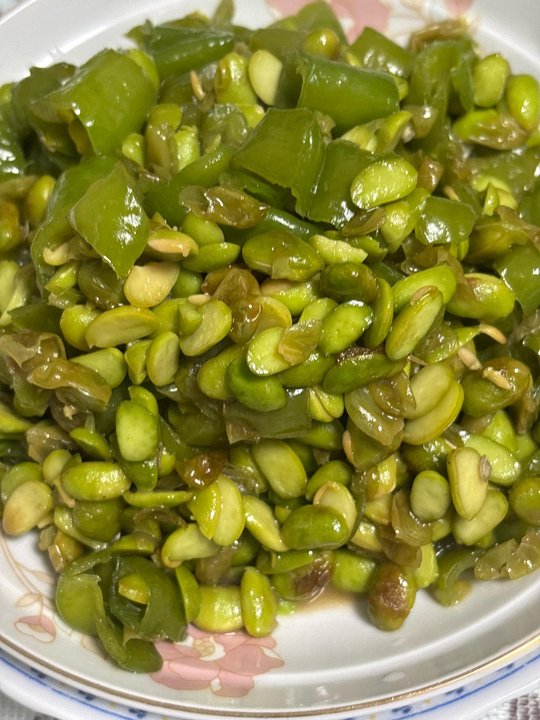青椒毛豆