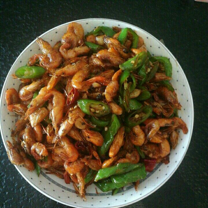 家常徽菜：青椒炒小河虾