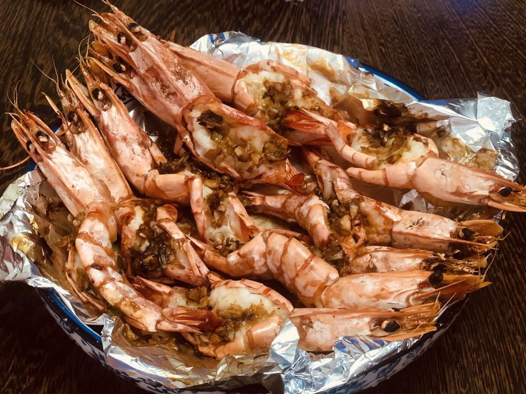 蒜蓉烤大虾