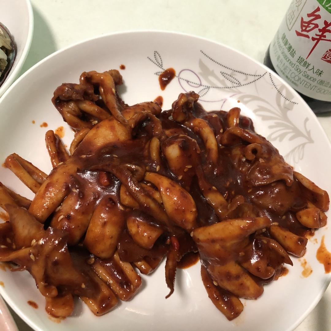 平底锅版铁板鱿鱼