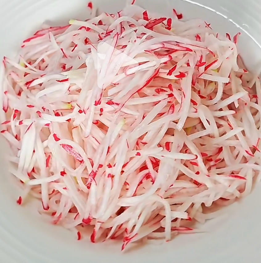 凉拌水萝卜