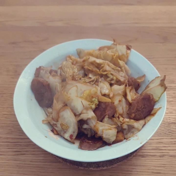 这么炒包菜，吃到空碗