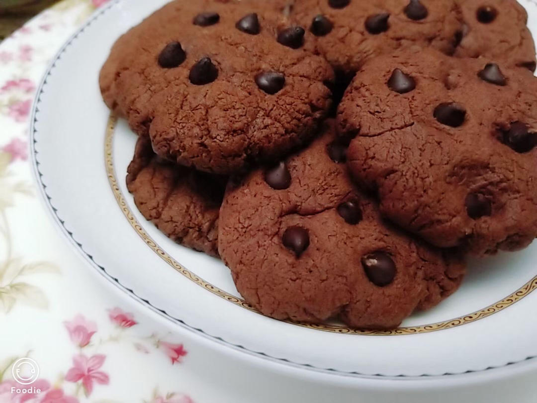 心境如澜做的巧克力曲奇饼干趣多多