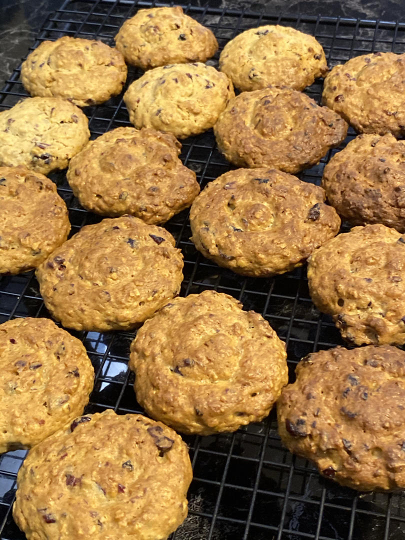 健康燕麦香蕉无花果软曲奇