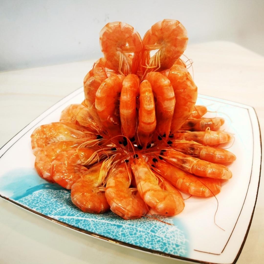白灼虾的简单做法【分享美丽壮观的摆盘】