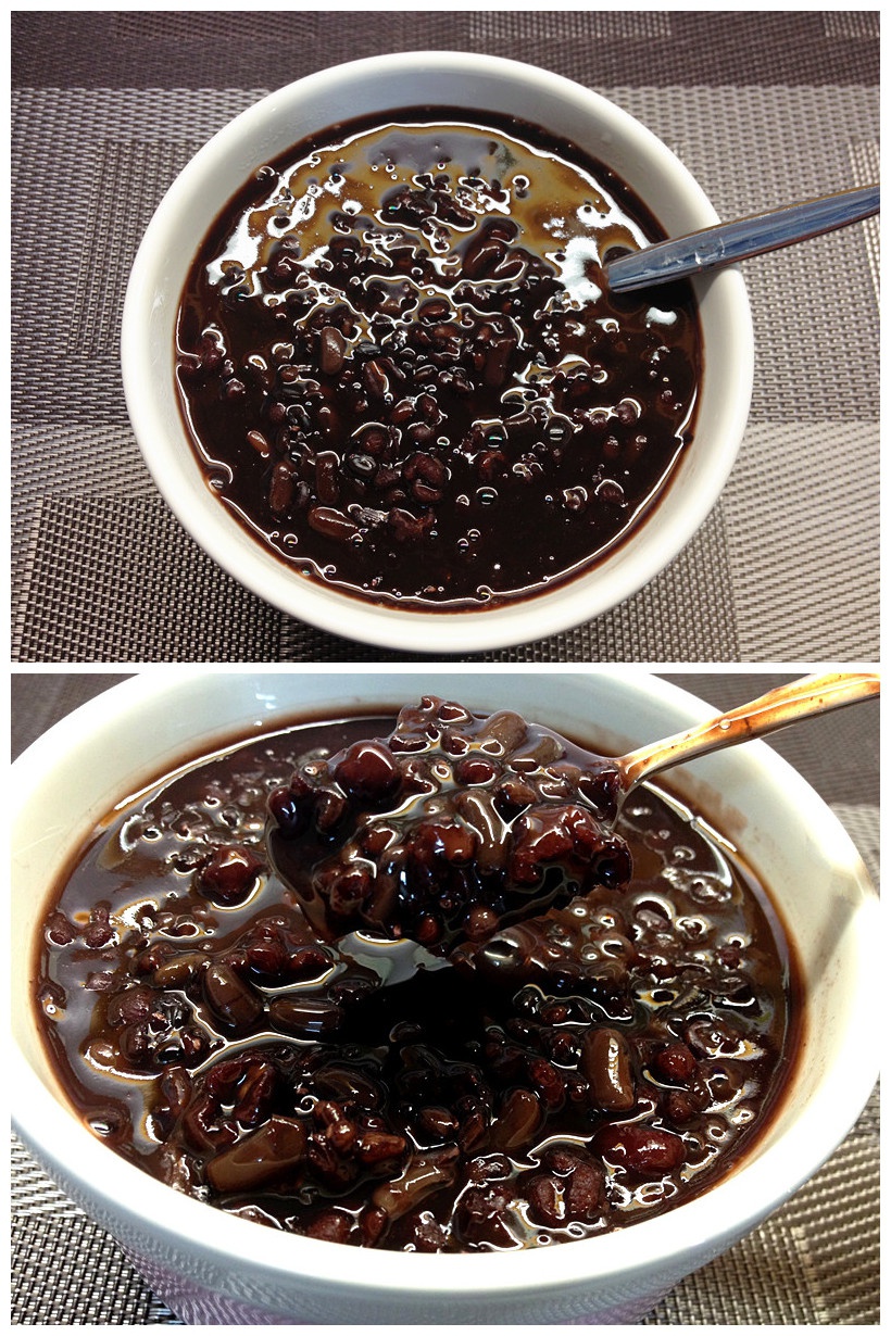 红豆薏仁黑米粥