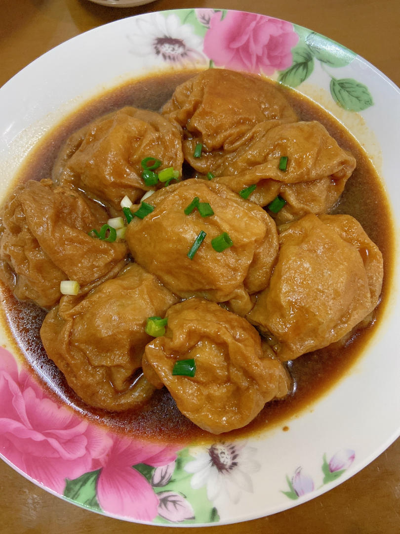 【上海本帮菜】油面筋塞肉（汤汁超下饭）