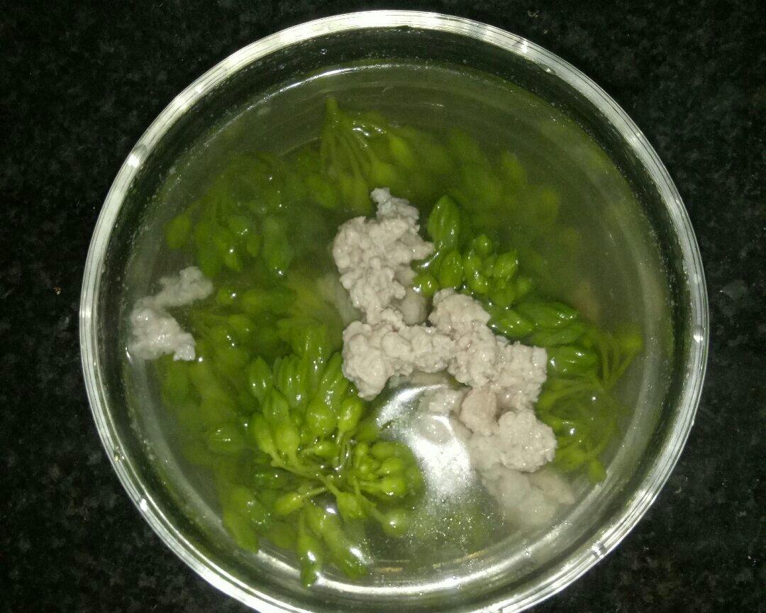 兜里有吃做的夜来香肉沫汤