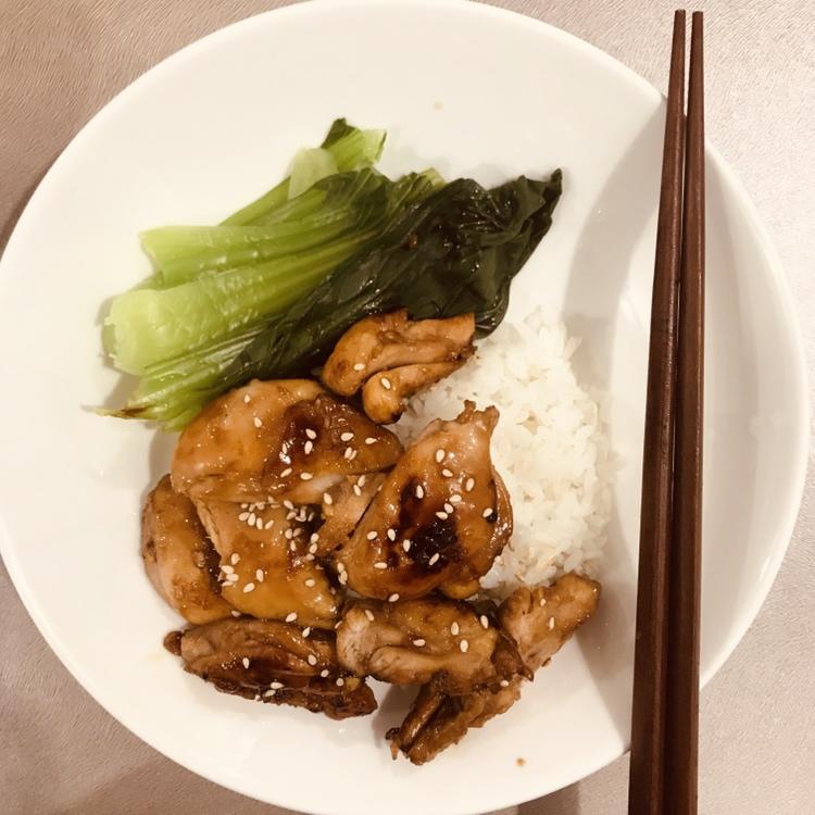 照烧鸡腿饭
