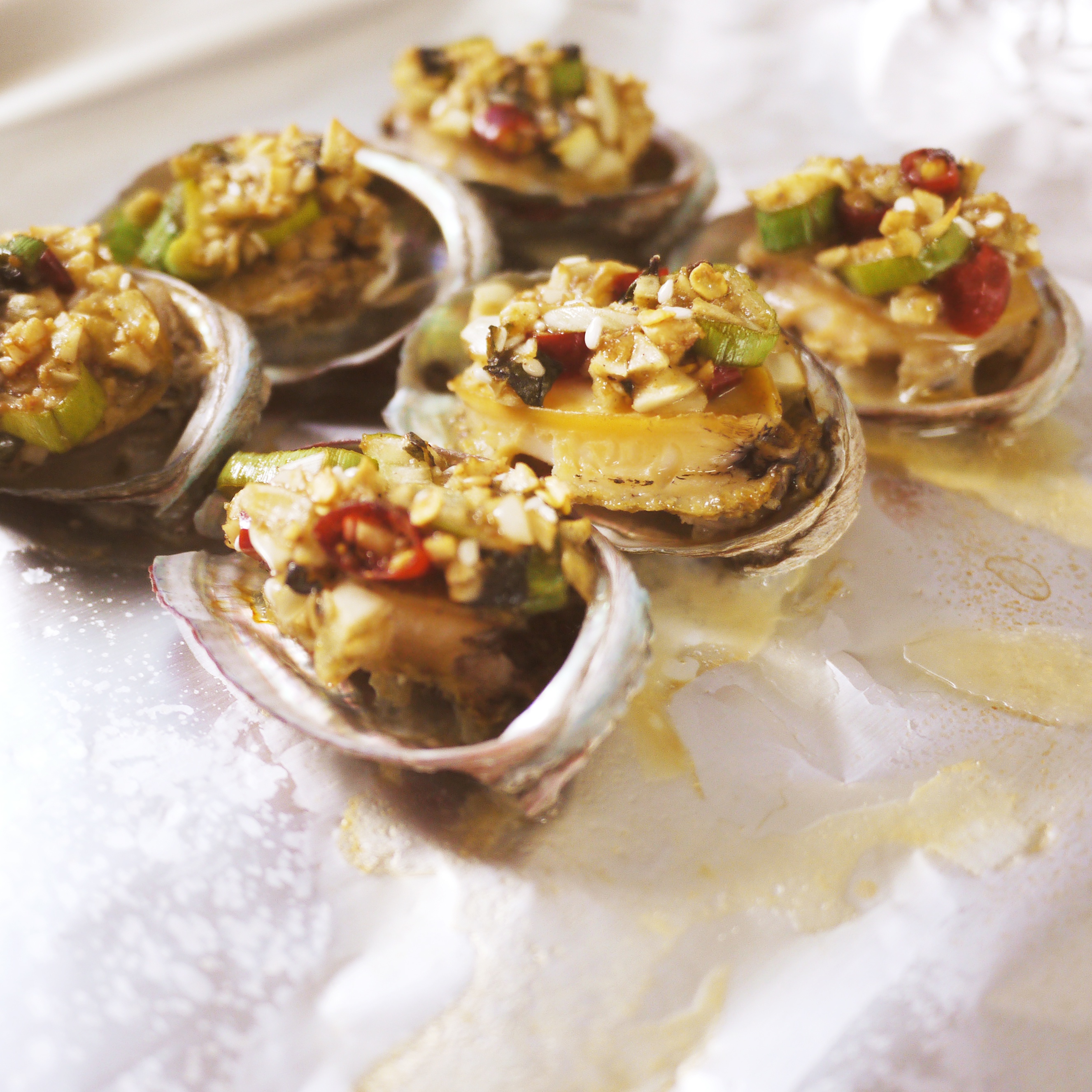 蒜蓉粉丝蒸鲍鱼