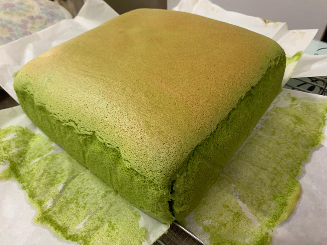 椰香斑斓古早蛋糕