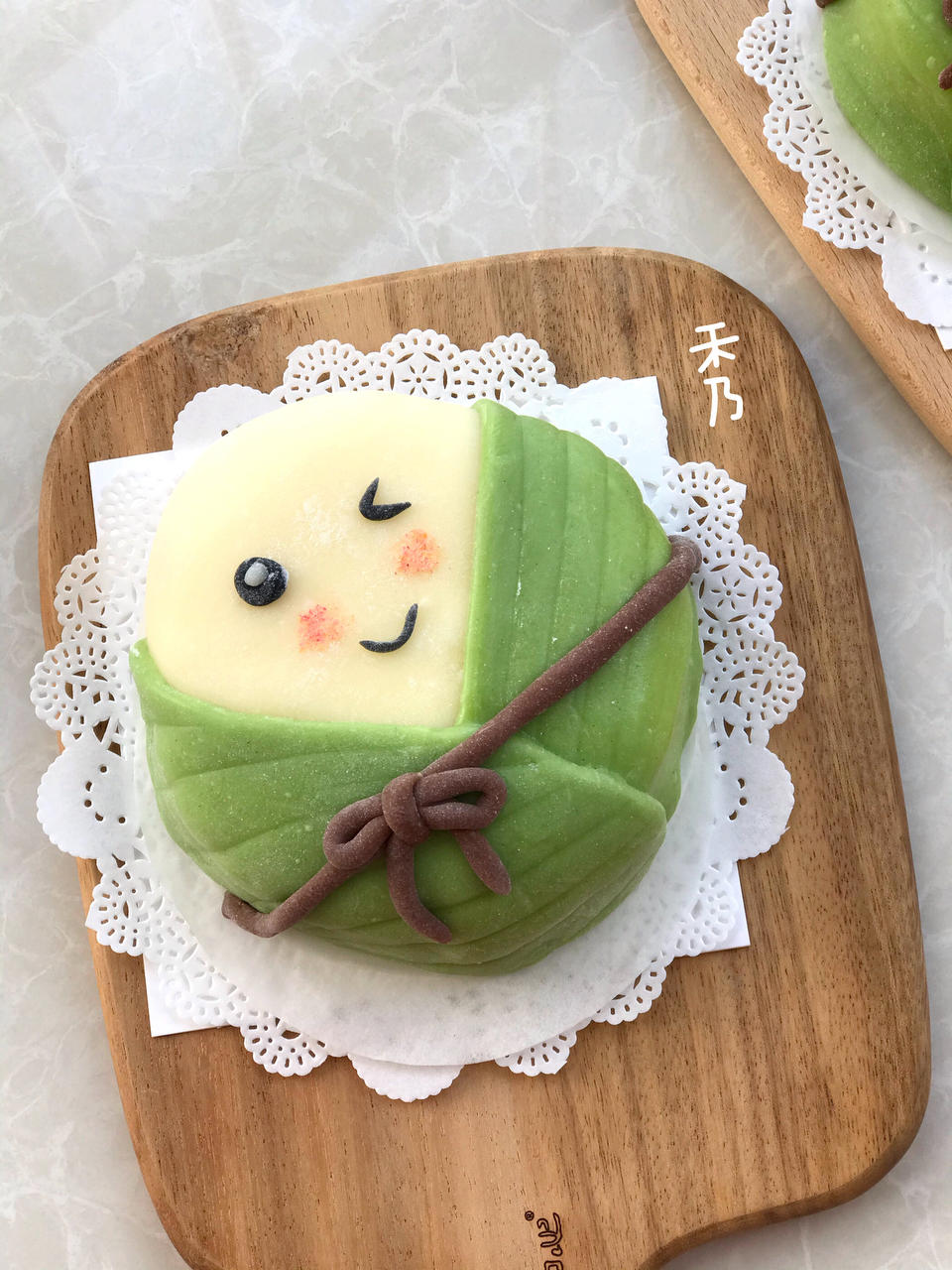 雪媚娘粽子造型蛋糕