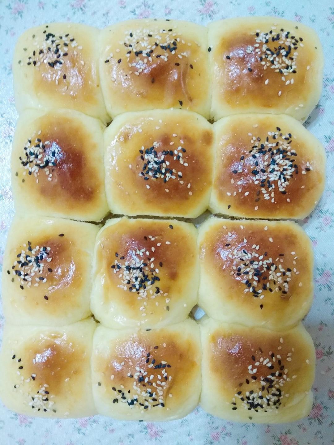 自制无油奶黄包