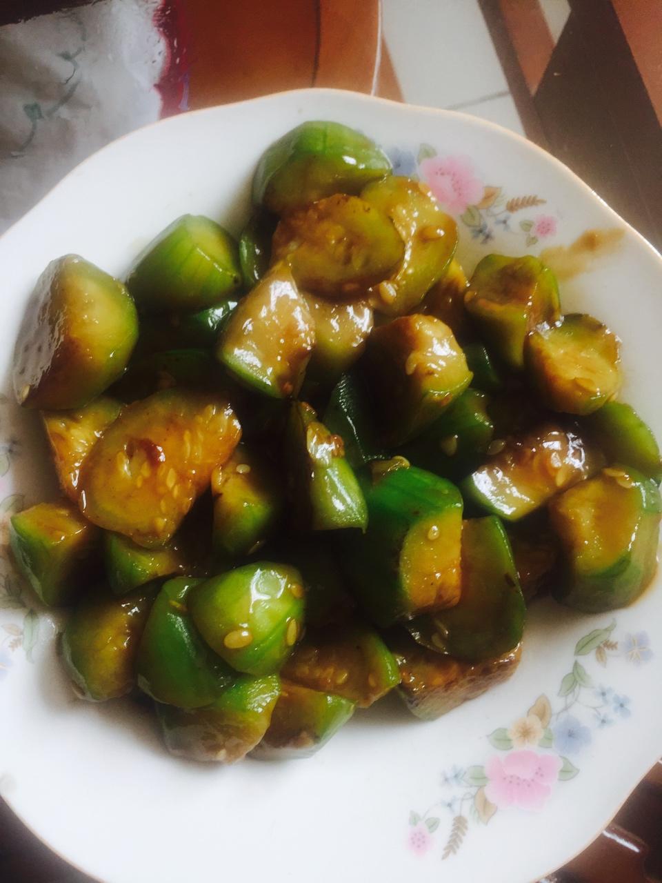 家常蚝油丝瓜 Loofa with Oyster Sauce